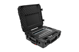 SKB iSeries 2421-7 Waterproof Case - Black - Waves eMotion LV1 Control Inlay